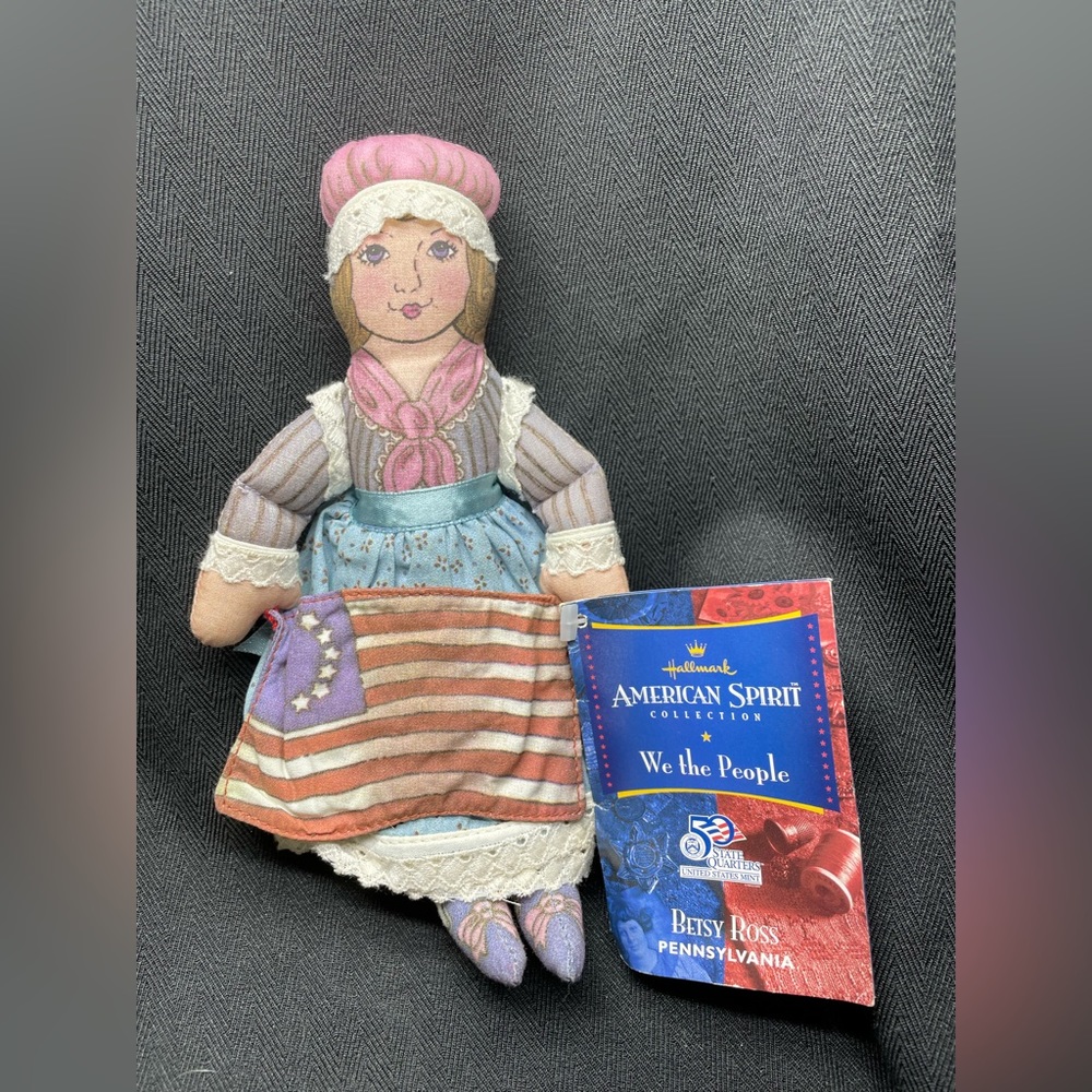 HALLMARK Betsey Ross Pennsylvania Plush Doll